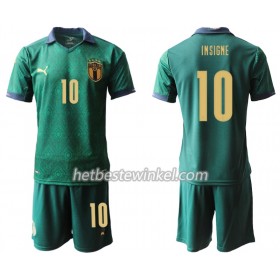 Italië Lorenzo Insigne 10 Voetbaltenues Kind Third EK 2020 - SS (+ Korte broeken)